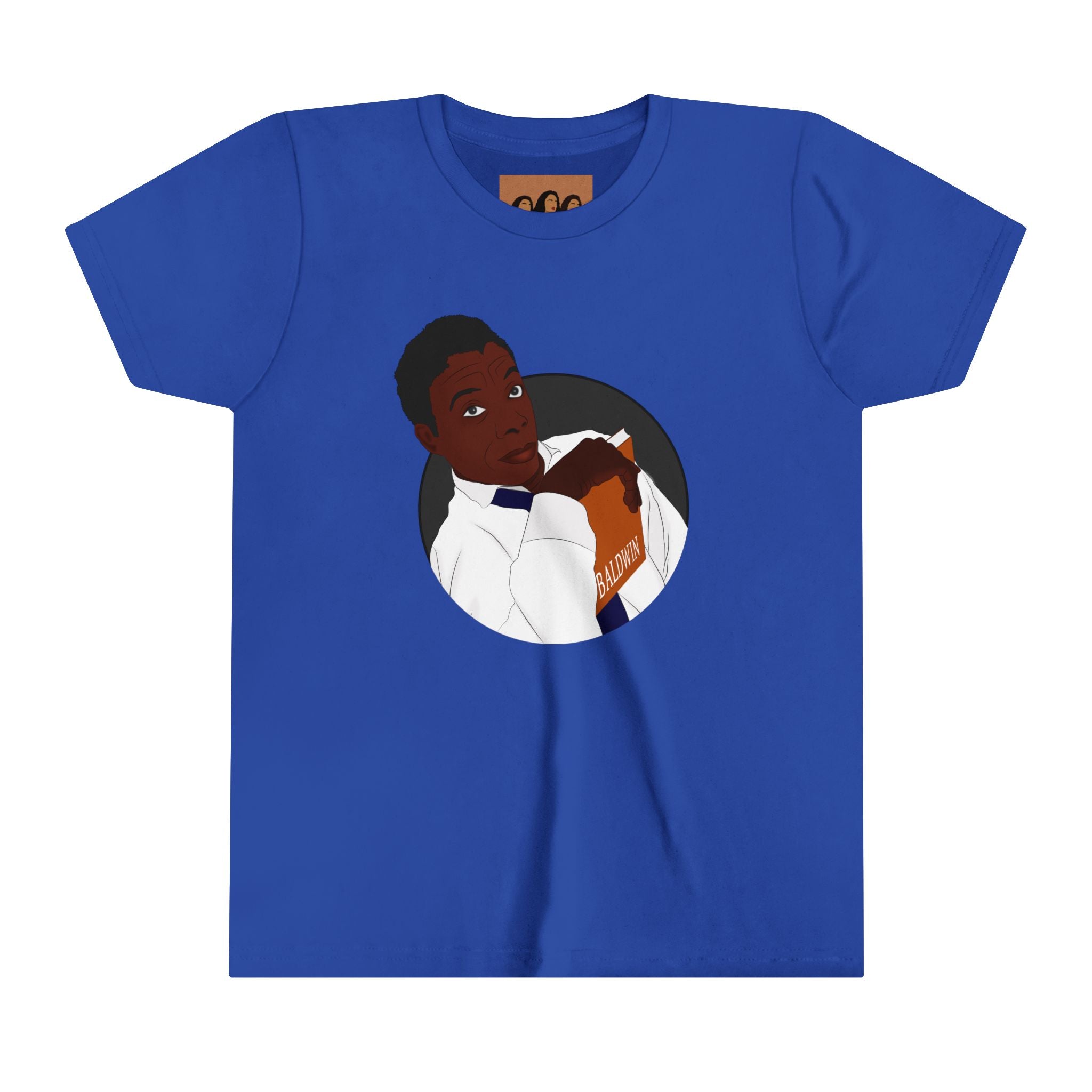 "James Baldwin" Youth Short Sleeve Tee