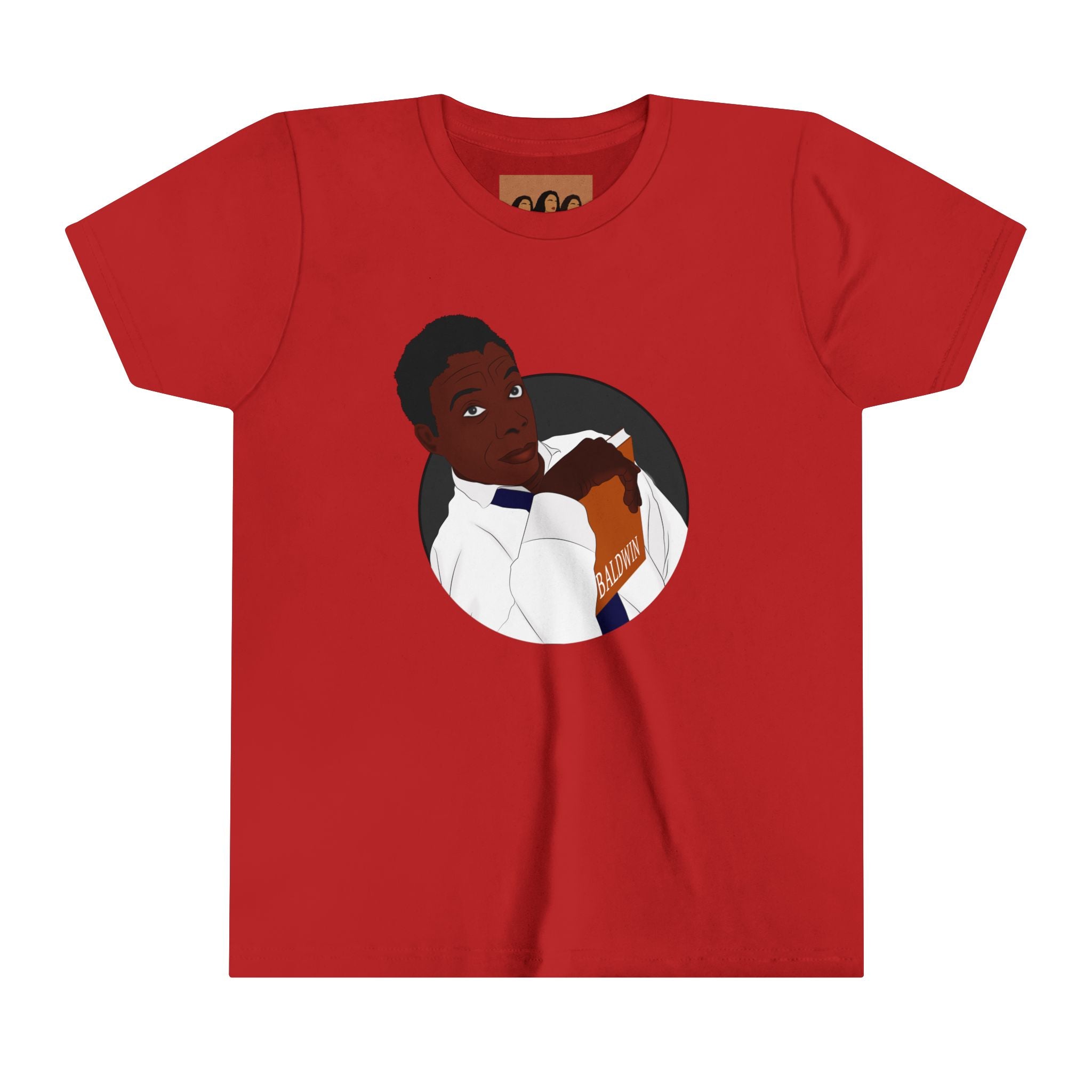 "James Baldwin" Youth Short Sleeve Tee