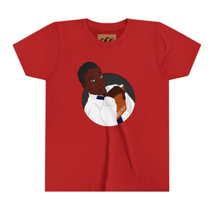 "James Baldwin" Youth Short Sleeve Tee