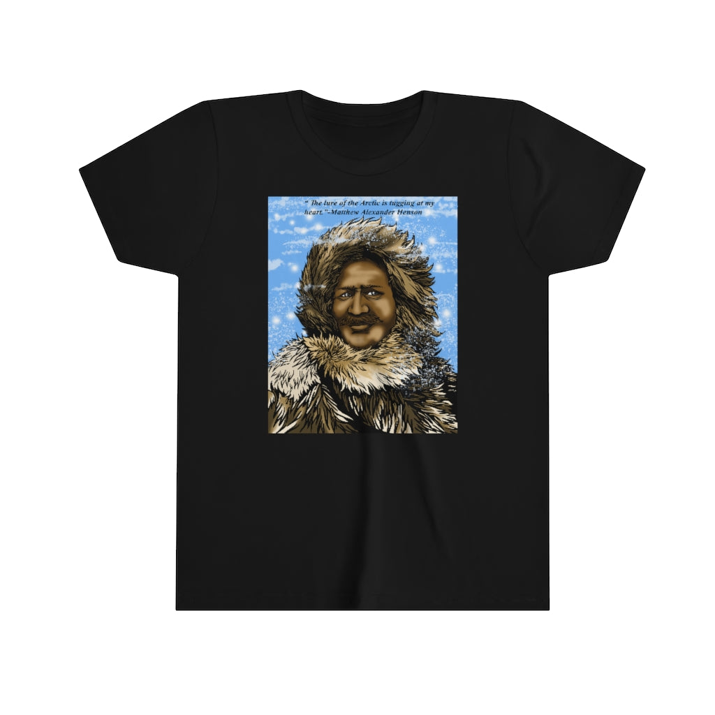 "Matthew Henson" Youth Short Sleeve T-Shirt