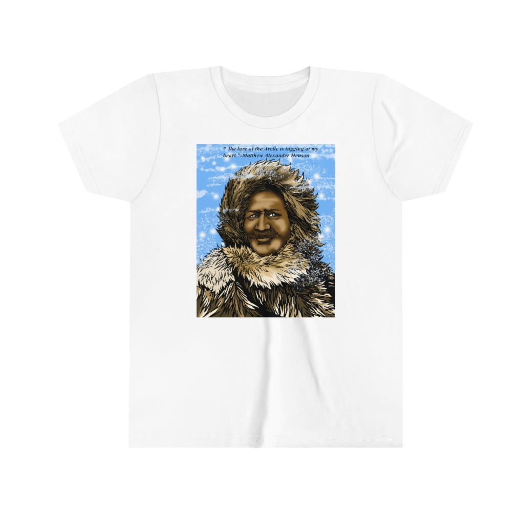 "Matthew Henson" Youth Short Sleeve T-Shirt