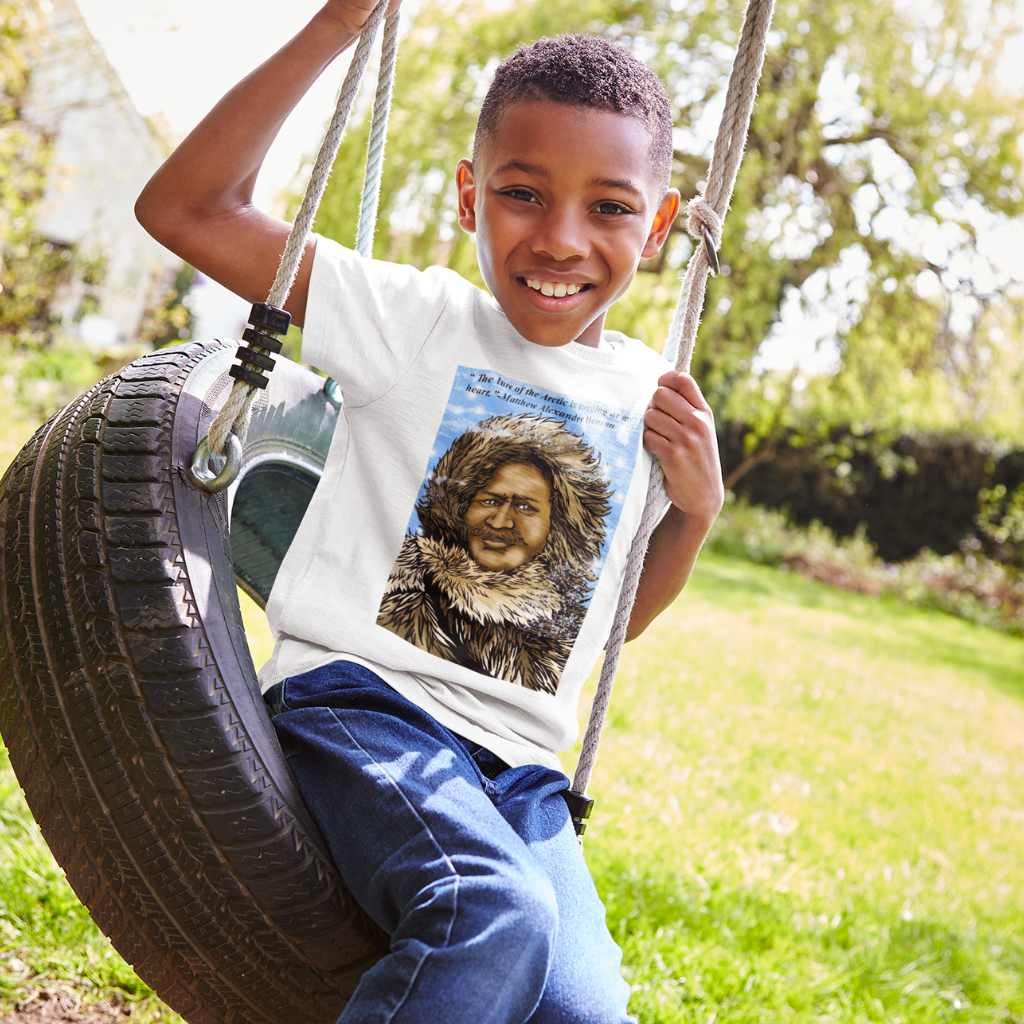 "Matthew Henson" Youth Short Sleeve T-Shirt