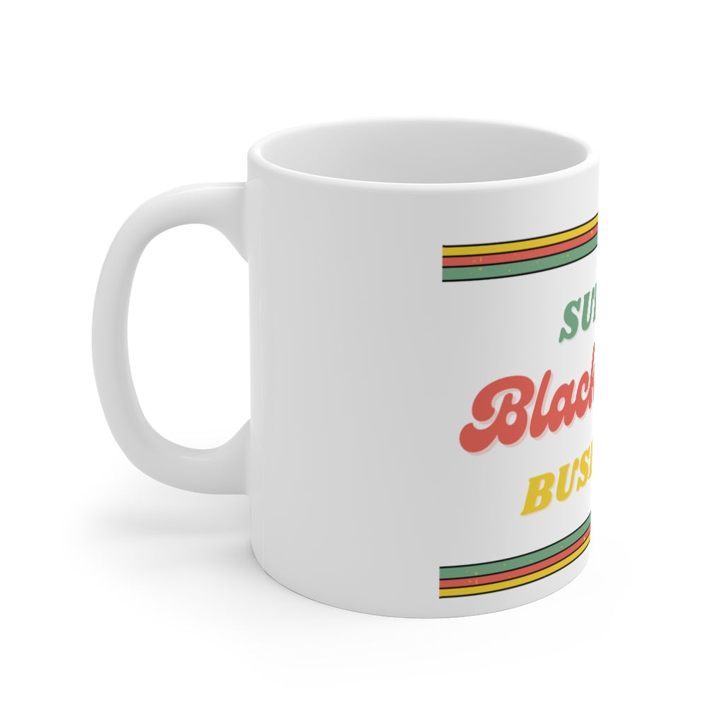 "Support Black-Owned Businesses" Mug, 11oz