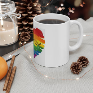 "Love is love Pride"  Mug 11oz