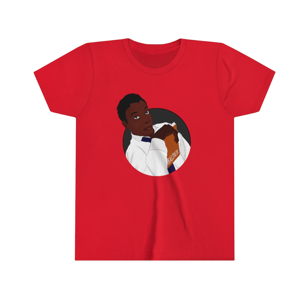 "Prolific Baldwin," Youth Short Sleeve T-Shirt