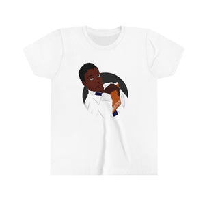 "Prolific Baldwin," Youth Short Sleeve T-Shirt