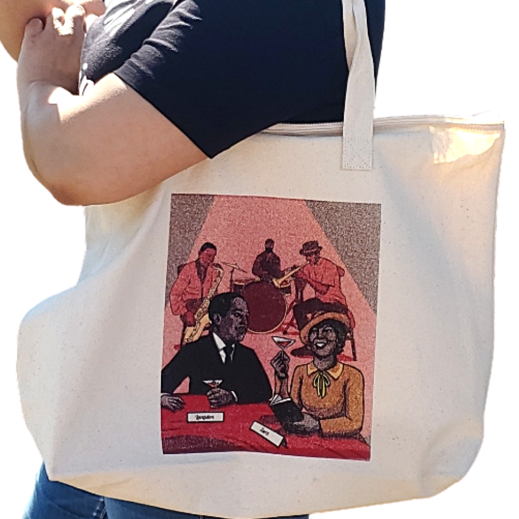 "Vintage Harlem Jazz Club," Tote