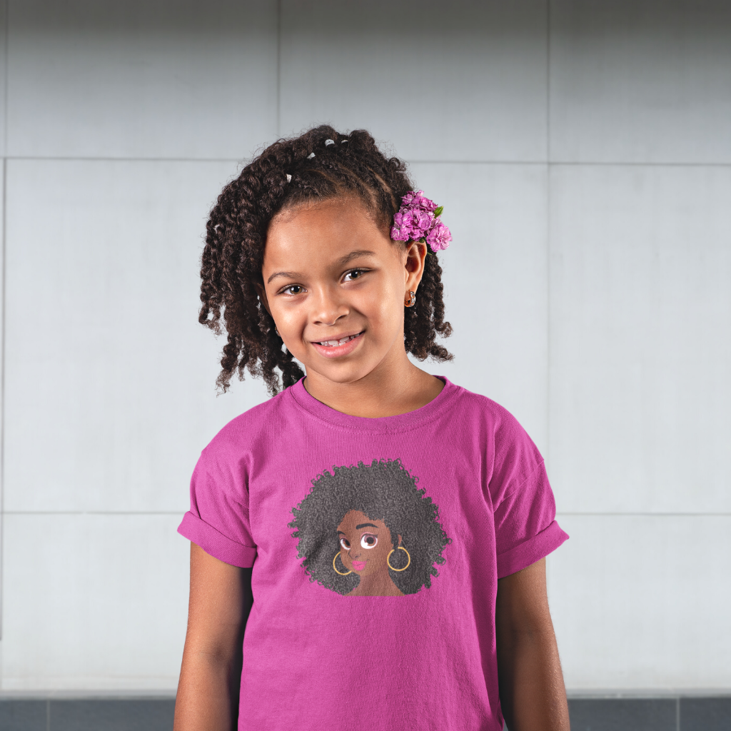 "Afro Love Girl" Youth T-shirt