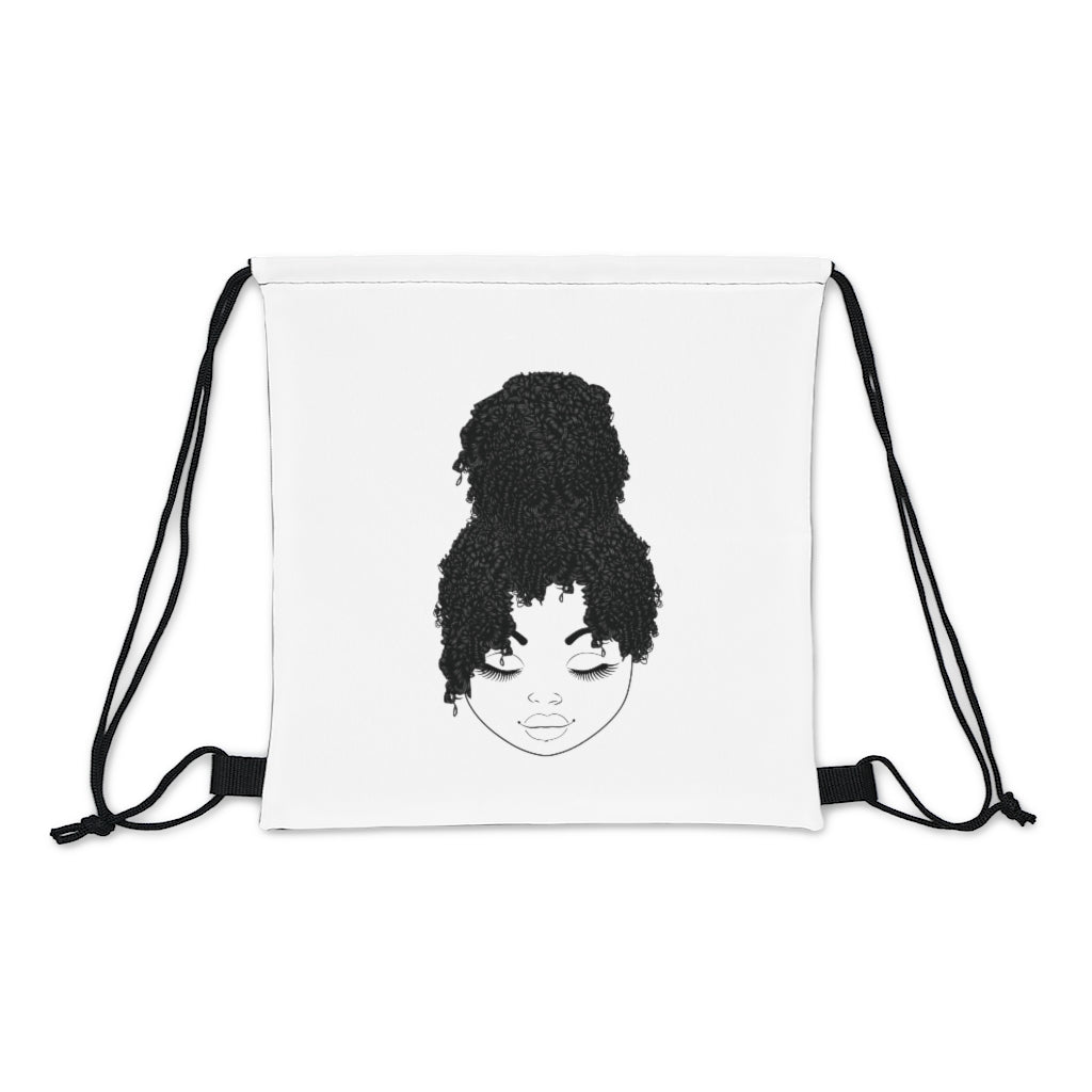 "Curly Girl Love" Outdoor Drawstring Bag