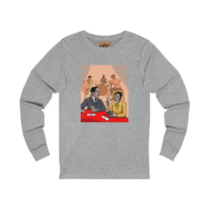 "Vintage Jazz Club Long," Sleeve Tee