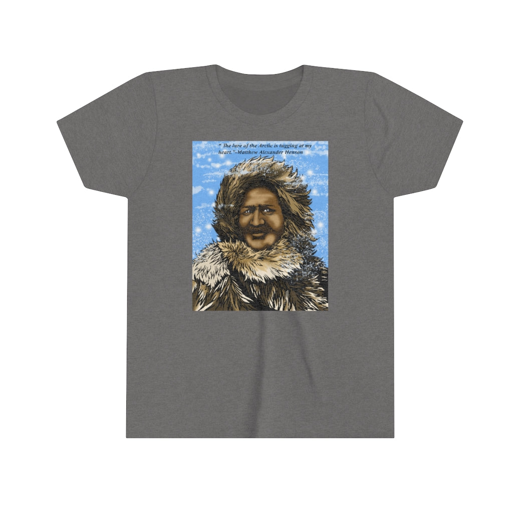 "Matthew Henson" Youth Short Sleeve T-Shirt