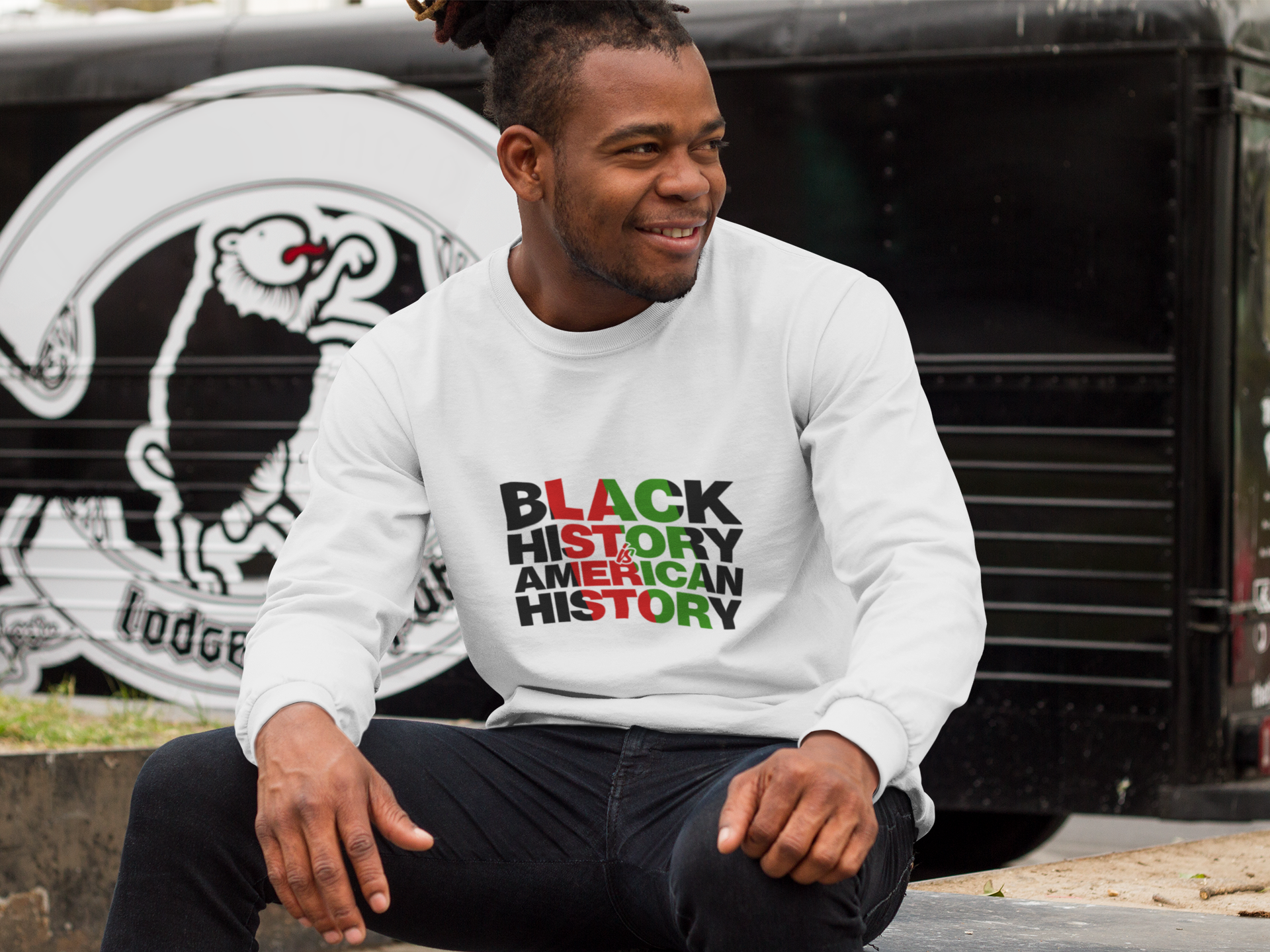 "Black History is American History" Long Sleeve Tee